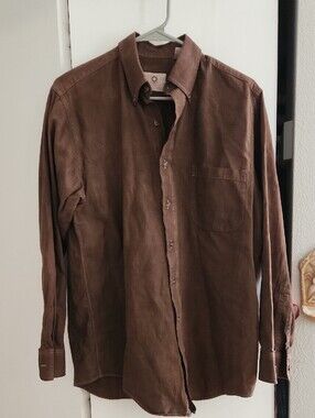 Viyella Cotton-Wool Blend Top - Size M